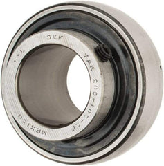 SKF - 1-1/8" ID x 2.4409" OD, 3,380 Lb Dynamic Capacity, Insert Bearing Insert Bearing - 0.7087" Race Width, 2,520 Lb Static Capacity - Exact Tool & Supply