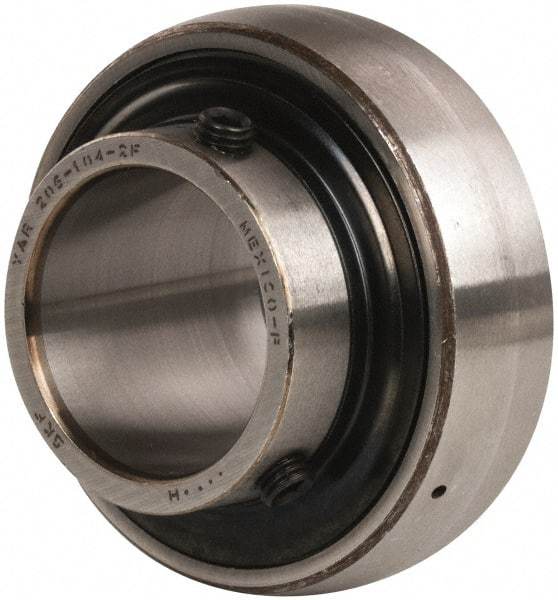 SKF - 1-1/4" ID x 2.4409" OD, 3,380 Lb Dynamic Capacity, Insert Bearing Insert Bearing - 0.7087" Race Width, 2,520 Lb Static Capacity - Exact Tool & Supply