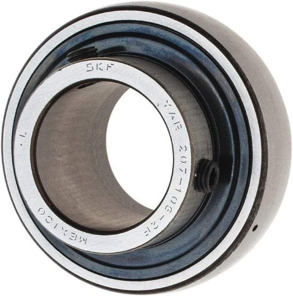 SKF - 1-3/8" ID x 2.8346" OD, 4,410 Lb Dynamic Capacity, Insert Bearing Insert Bearing - 3/4" Race Width, 3,440 Lb Static Capacity - Exact Tool & Supply
