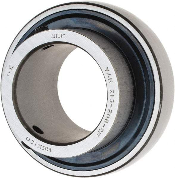 SKF - 2-1/2" ID x 4.7244" OD, 9,900 Lb Dynamic Capacity, Insert Bearing Insert Bearing - 1-1/16" Race Width, 8,990 Lb Static Capacity - Exact Tool & Supply