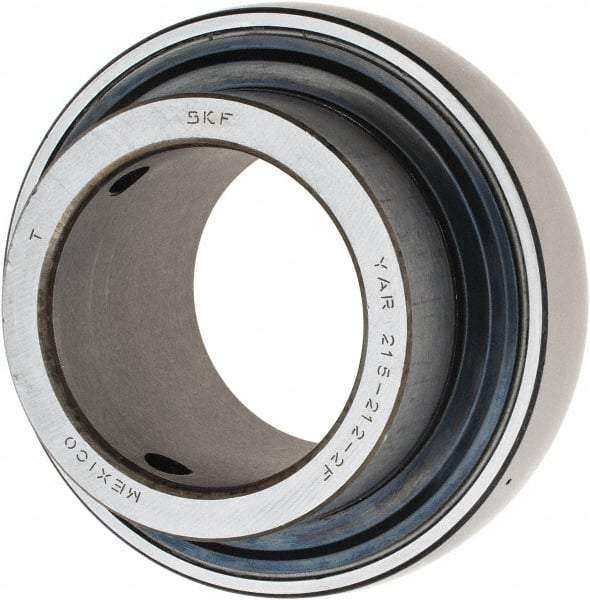 SKF - 2-11/16" ID x 5.1181" OD, 11,500 Lb Dynamic Capacity, Insert Bearing Insert Bearing - 1.1417" Race Width, 11,000 Lb Static Capacity - Exact Tool & Supply