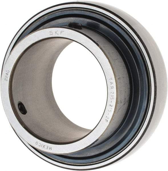 SKF - 2-15/16" ID x 5.1181" OD, 11,500 Lb Dynamic Capacity, Insert Bearing Insert Bearing - 1.1417" Race Width, 11,000 Lb Static Capacity - Exact Tool & Supply
