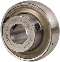 SKF - 1/2" ID x 1.5748" OD, 1,650 Lb Dynamic Capacity, Insert Bearing Insert Bearing - 0.4724" Race Width, 1,070 Lb Static Capacity - Exact Tool & Supply
