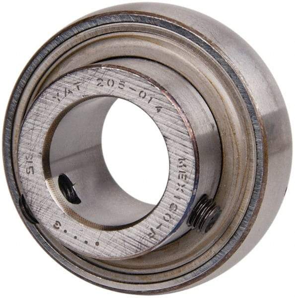 SKF - 7/8" ID x 2.0472" OD, 2,430 Lb Dynamic Capacity, Insert Bearing Insert Bearing - 0.5906" Race Width, 1,750 Lb Static Capacity - Exact Tool & Supply