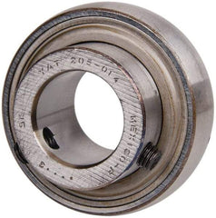 SKF - 7/8" ID x 2.0472" OD, 2,430 Lb Dynamic Capacity, Insert Bearing Insert Bearing - 0.5906" Race Width, 1,750 Lb Static Capacity - Exact Tool & Supply