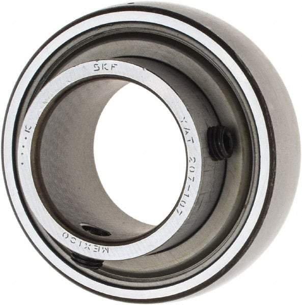 SKF - 1-7/16" ID x 2.8346" OD, 4,410 Lb Dynamic Capacity, Insert Bearing Insert Bearing - 3/4" Race Width, 3,440 Lb Static Capacity - Exact Tool & Supply