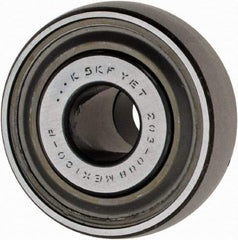 SKF - 1/2" ID x 1.5748" OD, 1,650 Lb Dynamic Capacity, Insert Bearing Insert Bearing - 0.4724" Race Width, 1,070 Lb Static Capacity - Exact Tool & Supply