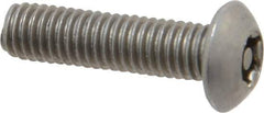 Value Collection - #10-32 UNF Pin In Torx Drive, Button Screw - Grade 18-8 Stainless Steel, Uncoated, 3/4" Length Under Head - Exact Tool & Supply