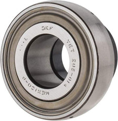 SKF - 7/8" ID x 2.0472" OD, 2,430 Lb Dynamic Capacity, Insert Bearing Insert Bearing - 0.5906" Race Width, 1,750 Lb Static Capacity - Exact Tool & Supply