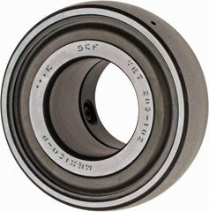 SKF - 1-1/8" ID x 2.4409" OD, 3,380 Lb Dynamic Capacity, Insert Bearing Insert Bearing - 0.7087" Race Width, 2,520 Lb Static Capacity - Exact Tool & Supply