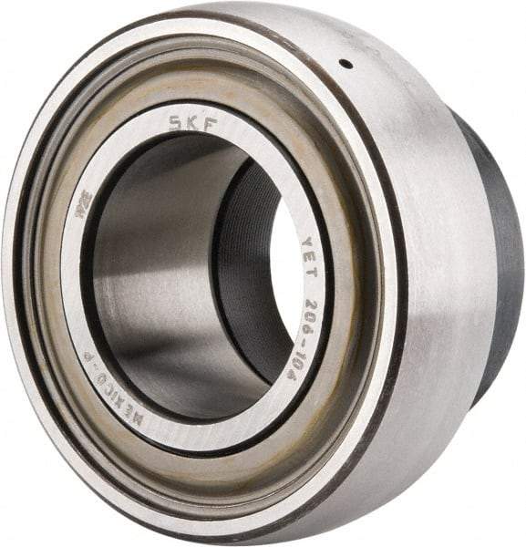 SKF - 1-1/4" ID x 2.4409" OD, 3,380 Lb Dynamic Capacity, Insert Bearing Insert Bearing - 0.7087" Race Width, 2,520 Lb Static Capacity - Exact Tool & Supply