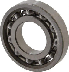 SKF - 20mm Bore Diam, 42mm OD, Open Deep Groove Radial Ball Bearing - 8mm Wide, 1 Row, Round Bore, 910 Lb Static Capacity, 1,550 Lb Dynamic Capacity - Exact Tool & Supply