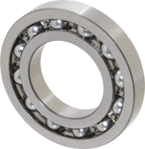 SKF - 30mm Bore Diam, 55mm OD, Open Deep Groove Radial Ball Bearing - 9mm Wide, 1 Row, Round Bore, 1,650 Lb Static Capacity, 2,520 Lb Dynamic Capacity - Exact Tool & Supply
