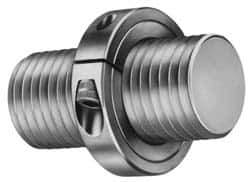 Climax Metal Products - 10-32 Thread, Stainless Steel, One Piece Threaded Shaft Collar - 11/16" Outside Diam, 5/16" Wide - Exact Tool & Supply