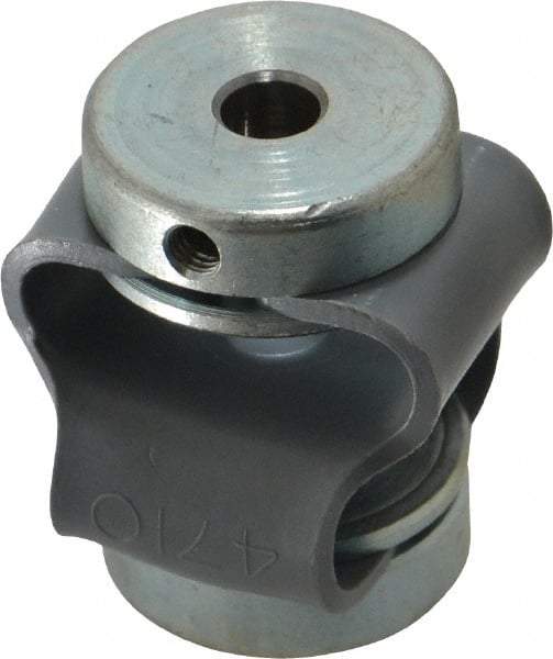 Huco - 3/16" Max Bore Diam, Flexible Flex P Double Loop Coupling - 27mm OD, Polyurethane - Exact Tool & Supply