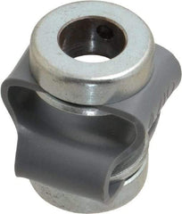 Huco - 3/8" Max Bore Diam, Flexible Flex P Double Loop Coupling - 27mm OD, Polyurethane - Exact Tool & Supply