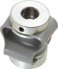 Huco - 5/16" Max Bore Diam, Flexible Flex P Double Loop Coupling - 27mm OD, Polyurethane - Exact Tool & Supply