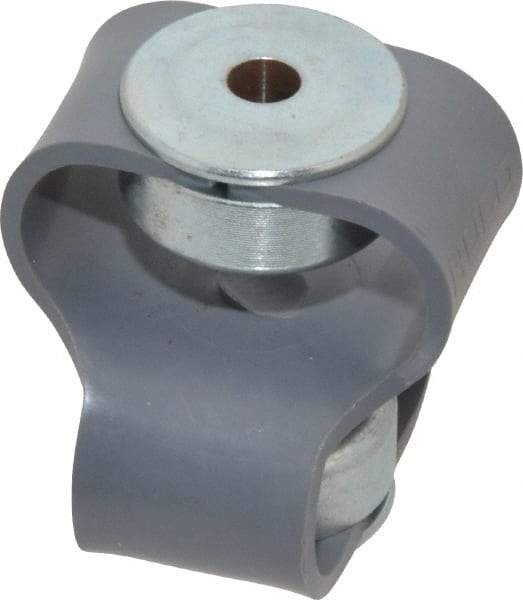 Huco - 1/2" Max Bore Diam, Flexible Flex P Double Loop Coupling - 48mm OD, Polyurethane - Exact Tool & Supply