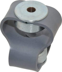 Huco - 1/2" Max Bore Diam, Flexible Flex P Double Loop Coupling - 48mm OD, Polyurethane - Exact Tool & Supply