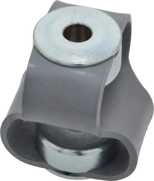 Huco - 5/16" Max Bore Diam, Flexible Flex P Double Loop Coupling - 48mm OD, Polyurethane - Exact Tool & Supply