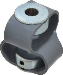 Huco - 3/8" Max Bore Diam, Flexible Flex P Double Loop Coupling - 48mm OD, Polyurethane - Exact Tool & Supply