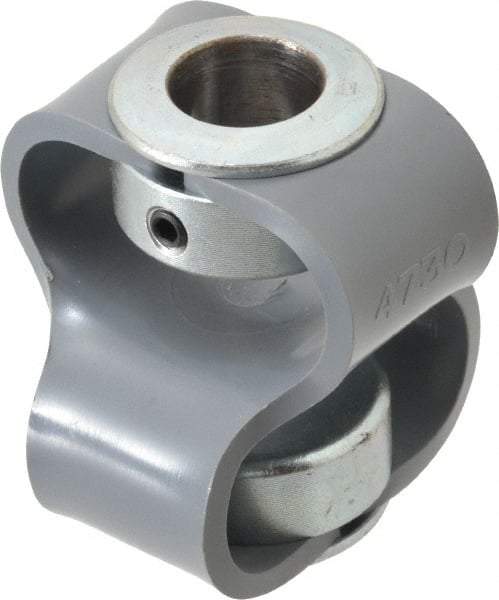 Huco - 5/8" Max Bore Diam, Flexible Flex P Double Loop Coupling - 54mm OD, Polyurethane - Exact Tool & Supply