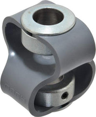 Huco - 5/8" Max Bore Diam, Flexible Flex P Double Loop Coupling - 54mm OD, Polyurethane - Exact Tool & Supply