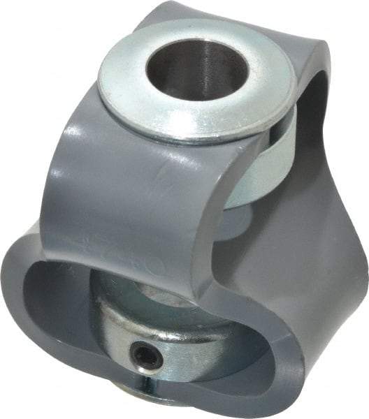 Huco - 5/8" Max Bore Diam, Flexible Flex P Double Loop Coupling - 56mm OD, Polyurethane - Exact Tool & Supply