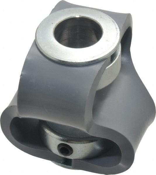 Huco - 5/8" Max Bore Diam, Flexible Flex P Double Loop Coupling - 56mm OD, Polyurethane - Exact Tool & Supply
