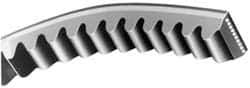 Continental ContiTech - Section BX, 198" Outside Length, V-Belt - Fiber Reinforced Vytracord, Torque-Flex, No. BX195 - Exact Tool & Supply