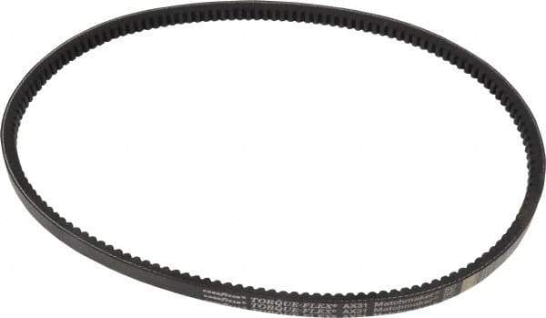 Continental ContiTech - Section AX, 33" Outside Length, V-Belt - Fiber Reinforced Vytracord, Torque-Flex, No. AX31 - Exact Tool & Supply