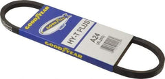 Continental ContiTech - Section A, 26" Outside Length, V-Belt - Wingprene Rubber-Impregnated Fabric, HY-T Matchmaker, No. A24 - Exact Tool & Supply