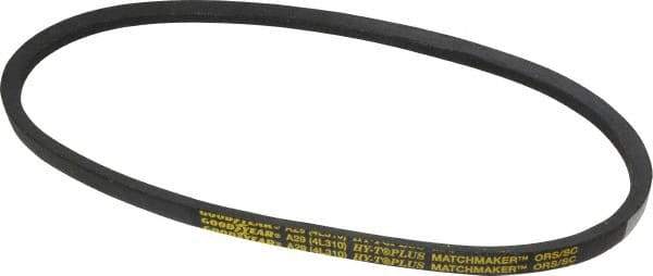 Continental ContiTech - Section A, 31" Outside Length, V-Belt - Wingprene Rubber-Impregnated Fabric, HY-T Matchmaker, No. A29 - Exact Tool & Supply
