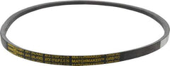 Continental ContiTech - Section A, 43" Outside Length, V-Belt - Wingprene Rubber-Impregnated Fabric, HY-T Matchmaker, No. A41 - Exact Tool & Supply