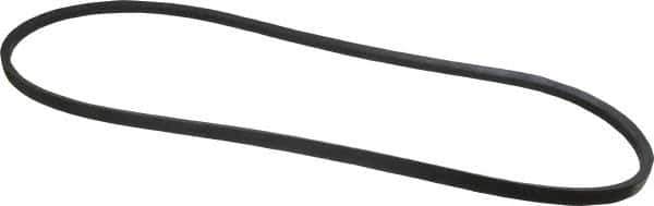 Continental ContiTech - Section A, 49" Outside Length, V-Belt - Wingprene Rubber-Impregnated Fabric, HY-T Matchmaker, No. A47 - Exact Tool & Supply