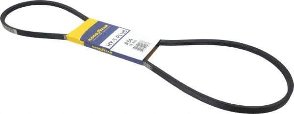 Continental ContiTech - Section A, 56" Outside Length, V-Belt - Wingprene Rubber-Impregnated Fabric, HY-T Matchmaker, No. A54 - Exact Tool & Supply