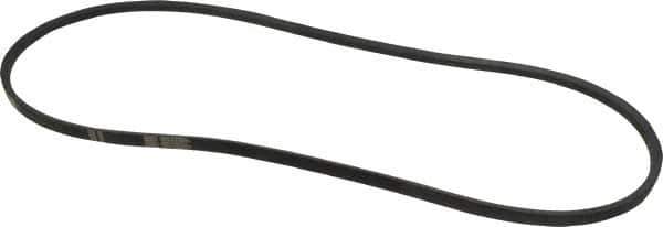Continental ContiTech - Section A, 58" Outside Length, V-Belt - Wingprene Rubber-Impregnated Fabric, HY-T Matchmaker, No. A56 - Exact Tool & Supply