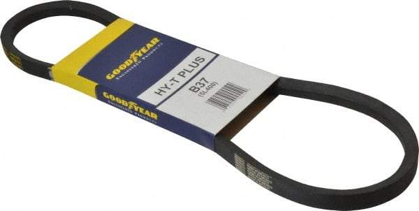 Continental ContiTech - Section B, 40" Outside Length, V-Belt - Wingprene Rubber-Impregnated Fabric, HY-T Matchmaker, No. B37 - Exact Tool & Supply