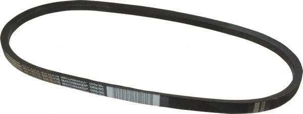 Continental ContiTech - Section B, 41" Outside Length, V-Belt - Wingprene Rubber-Impregnated Fabric, HY-T Matchmaker, No. B38 - Exact Tool & Supply