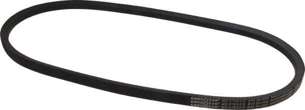 Continental ContiTech - Section B, 45" Outside Length, V-Belt - Wingprene Rubber-Impregnated Fabric, HY-T Matchmaker, No. B42 - Exact Tool & Supply