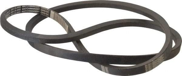 Continental ContiTech - Section B, 68" Outside Length, V-Belt - Wingprene Rubber-Impregnated Fabric, HY-T Matchmaker, No. B65 - Exact Tool & Supply