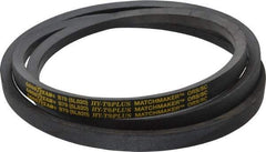 Continental ContiTech - Section B, 82" Outside Length, V-Belt - Wingprene Rubber-Impregnated Fabric, HY-T Matchmaker, No. B79 - Exact Tool & Supply