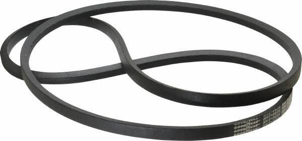Continental ContiTech - Section B, 89" Outside Length, V-Belt - Wingprene Rubber-Impregnated Fabric, HY-T Matchmaker, No. B86 - Exact Tool & Supply