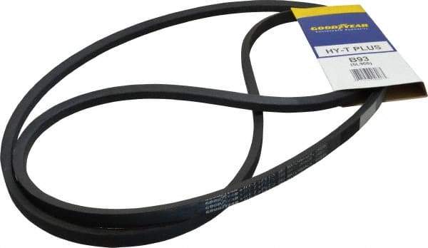 Continental ContiTech - Section B, 96" Outside Length, V-Belt - Wingprene Rubber-Impregnated Fabric, HY-T Matchmaker, No. B93 - Exact Tool & Supply