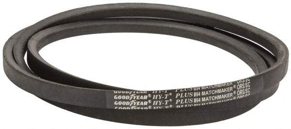 Continental ContiTech - Section B, 0.66" Wide, 30" Outside Length, V-Belt - Wingprene Rubber-Impregnated Fabric, HY-T Matchmaker, No. B27 - Exact Tool & Supply
