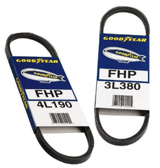 Continental ContiTech - Section 3L, 63" Outside Length, V-Belt - High Traction Rubber, Fractional HP, No. 3L630 - Exact Tool & Supply