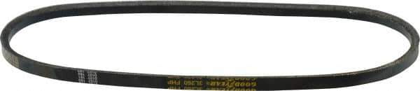 Continental ContiTech - Section 3L, 26" Outside Length, V-Belt - High Traction Rubber, Fractional HP, No. 3L260 - Exact Tool & Supply