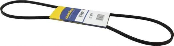 Continental ContiTech - Section 3L, 47" Outside Length, V-Belt - High Traction Rubber, Fractional HP, No. 3L470 - Exact Tool & Supply