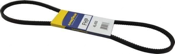 Continental ContiTech - Section 4L, 45" Outside Length, V-Belt - High Traction Rubber, Fractional HP, No. 4L450 - Exact Tool & Supply