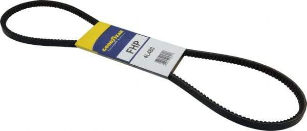 Continental ContiTech - Section 4L, 48" Outside Length, V-Belt - High Traction Rubber, Fractional HP, No. 4L480 - Exact Tool & Supply